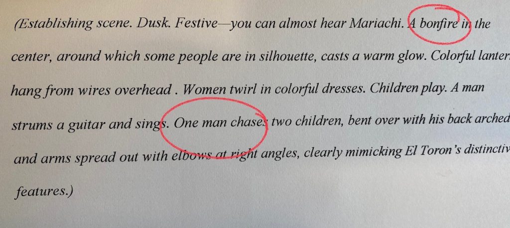 the legend of el toron book scene